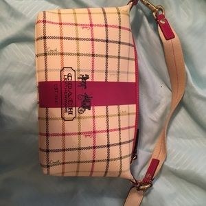 Coach small leather bag